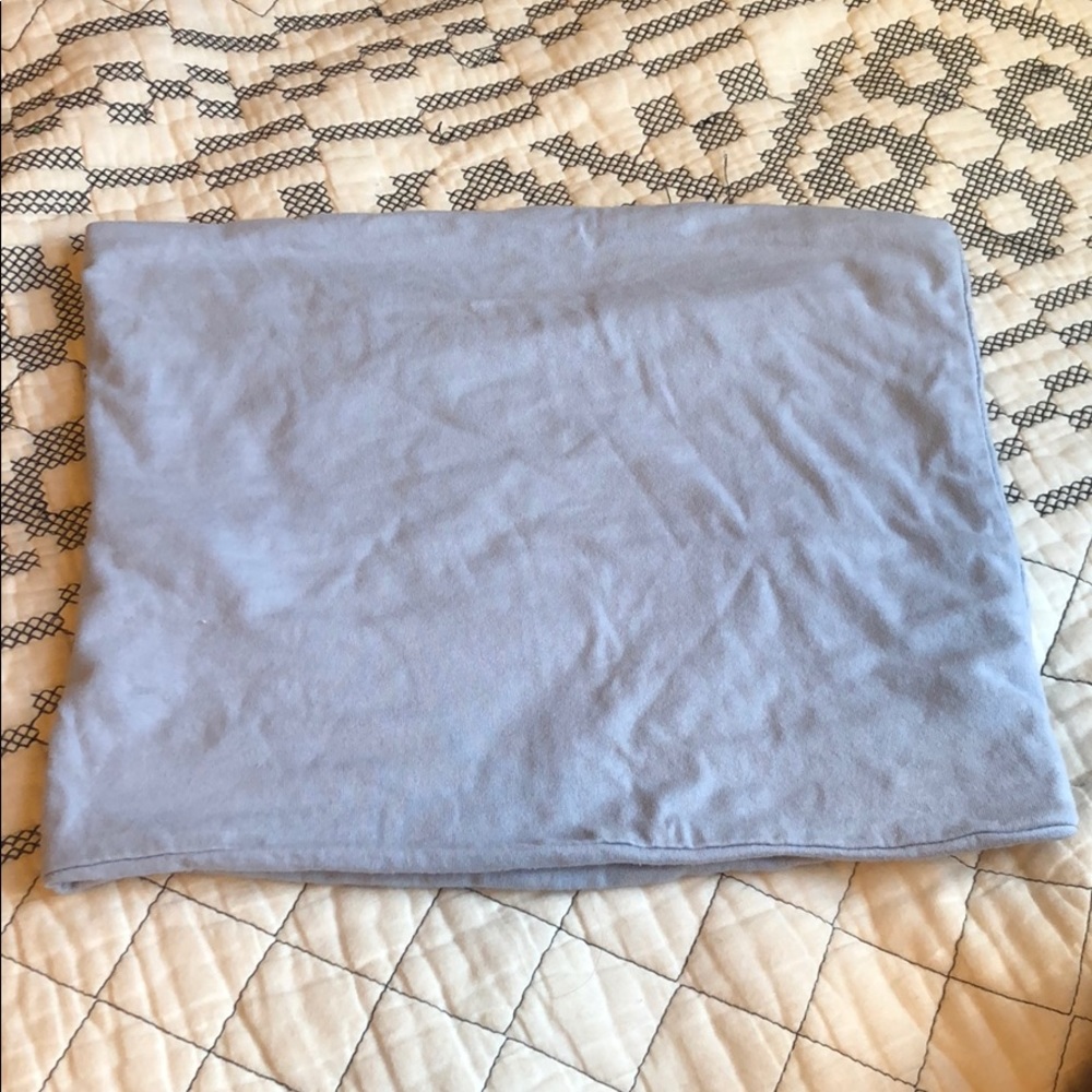 Baby blue brandy Melville crop top